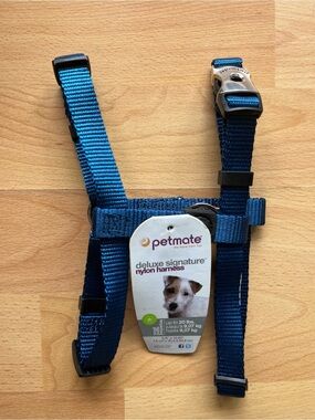 Petmate Deluxe Signature Nylon Harness - Deep Blue